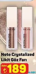 NOTE CRYSTALİZED LİKİT GÖZ FARI